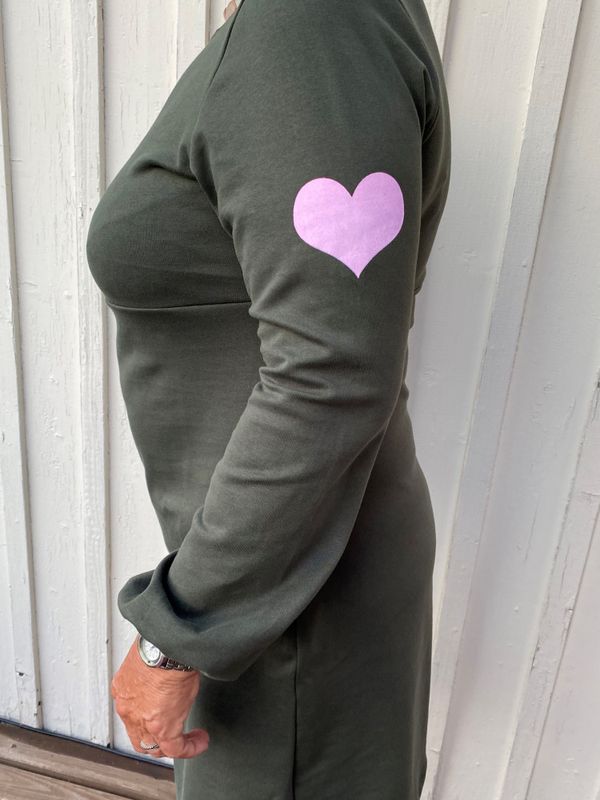 De fineste ord ❤️ jerseykjole_armygrønn