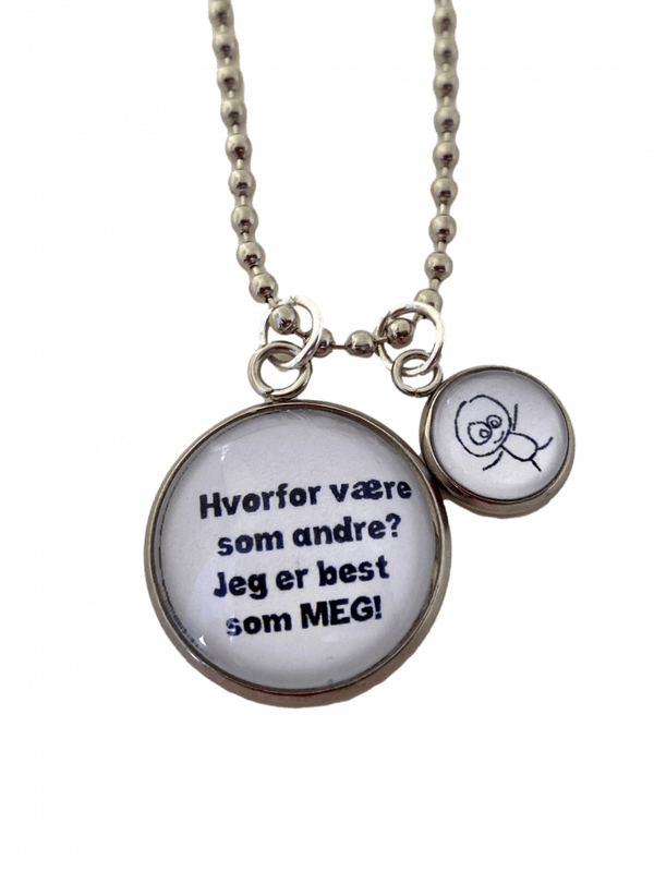 Best som MEG! - kjede_sølvfarget