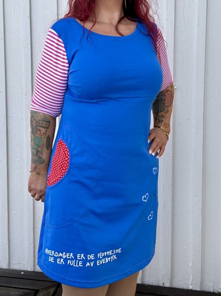 Hverdager❤️ jerseykjole_cobolt/rosa/rød