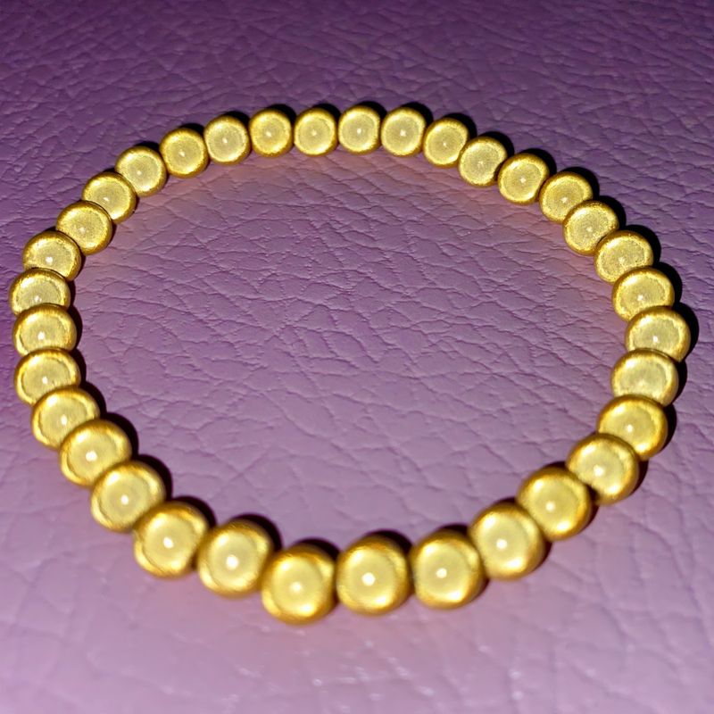 6 mm perler armbånd_Gult