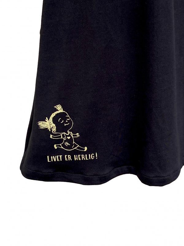 Livet er herlig! ❤️ jerseykjole_dyreprint/mørk bei